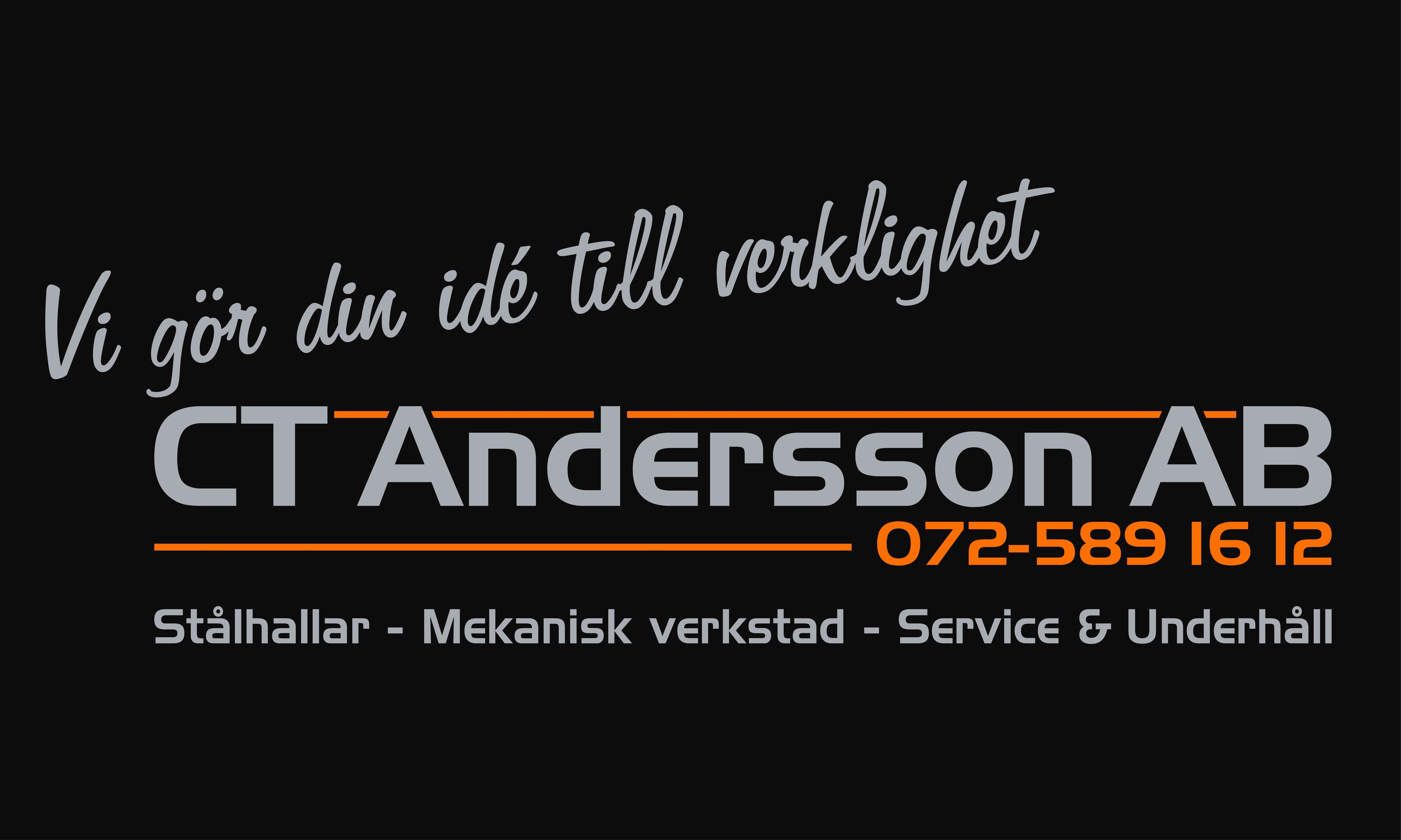 CT Andersson Mekanisk Verkstad i Norra Skåne