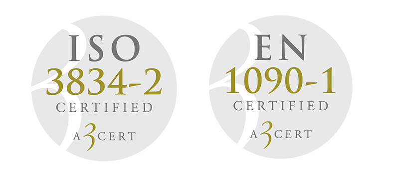 ISO certifierad svetsverkstad